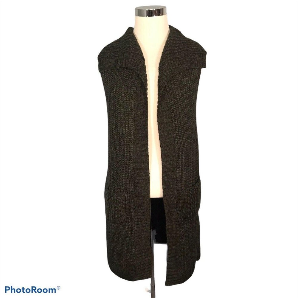 prAna Women's Cardigan Duster Sweater M Medium Sol